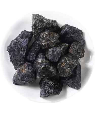 Lolite Raw Crystals Large 1.25-2.0 | Healing Stones for Tumbling, Cabbing, Decoration | Natural Rough Stones for Fountain, Wire Wrapping | Wicca & Reiki - Buy Online on GoSupps.com