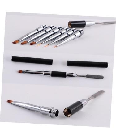 Healeved 1 Set Nail Painting Tools Nail Art Liner Brushes Eyeliner Brush Nail Design Brush Pen Professional Poly Extension Brush Nail Brush Nails Art Pen Nail Art Pen Nail Supplies Manicure 17cm Black - Buy Online on GoSupps.com