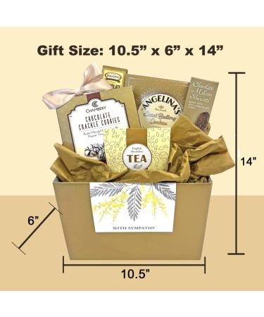 Sympathy Gift Basket for Loss of Mother  Loss of Father  Loss of Loved One Gourmet Bereavement Gift Basket (Sympathy Gift Basket For Loss Golden Memories) - Buy Online on GoSupps.com