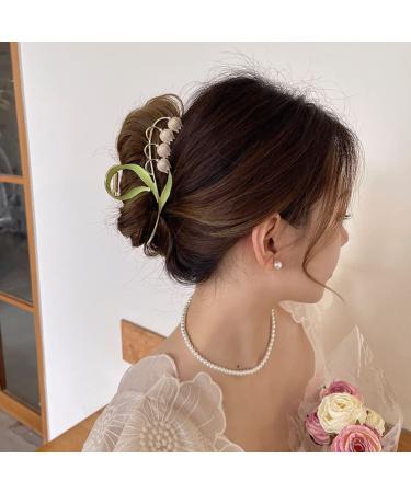 6PCS Metal Flower Hair Claw Clips Set - Vivid Tulip Rose Sunflower Fishtail Butterfly Hair Accessories for Women and Girls - Buy Online on GoSupps.com