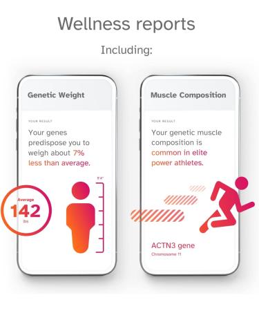 23andMe Health DNA Test: Personal Genetic Reports for Health Predispositions, Carrier Status, and Wellness - FSA & HSA Eligible - Buy Online on GoSupps.com