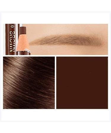 Eyeliner 1pc Eyebrow Pen Waterproof Permanent Makeup Eye Brow Pencil Positioning Lip Dark Brown Eyebrow Black Felt EyelinerBrown