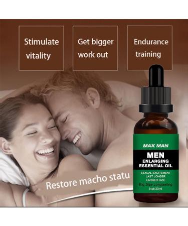 Huile d'agrandissement du p nis paississement du p nis croissance largissement du p nis am lioration de l' rection et retardement de l' jaculation. (Gr n 5PC) - Buy Online on GoSupps.com