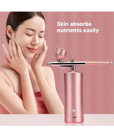 Handheld Facial Oxygen Injector 3 Bottles Fine Mist Facial Oxygen Injector High Pressure USB Rechargeable Skin Rejuvenation for Beauty Salon (Pink) - Buy Online on GoSupps.com