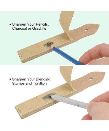 LEOBRO 11-Piece Artist Blending Stump and Tortillion Set with Sandpaper Pencil Sharpener - Ideal for Student Sketch Drawing - Buy Online on GoSupps.com