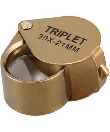 Professional Portable 30X 21Mm s Magnifier Foldable Gold Eye Loupe Full of Stars - Buy Online on GoSupps.com