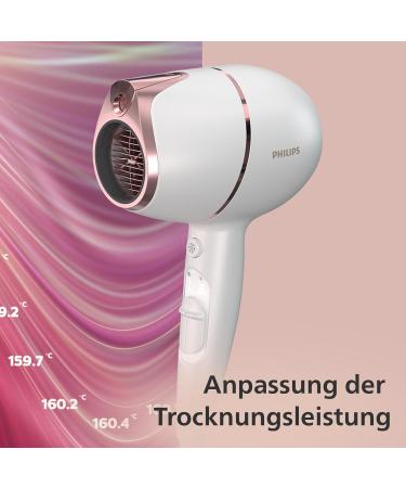 Philips Consumer Philips Hairdryer Prestige personalized SenseIQ technology to protect against overheating infrared sensor ion technology incl diffuser and styling nozzles model BHD62800 - Buy Online on GoSupps.com