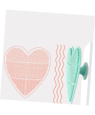 TOYANDONA 2pcs Scalp Scrubber Shower Hair Brush & Massager Set - Silicone Baby Head Brush for Cradle Shampoo - Green 9*8cm - Buy Online on GoSupps.com