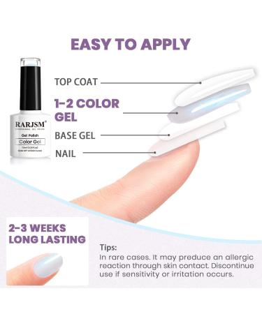 RARJSM Pearl Glitter Drawing Gel Polish | Shimmer Mermaid Nail Gel for Salon & DIY | Soak Off UV Gel US171 - Buy Online on GoSupps.com