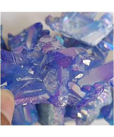 Crystal Cluster Quartz Titanium Aura Flower Natural Stones and Minerals Stone Decoration for Home Home Collections 180-200g - Buy Online on GoSupps.com