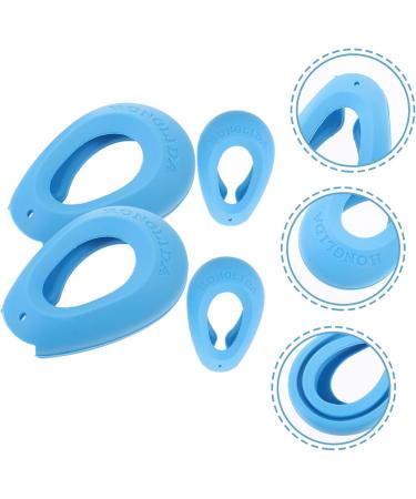 COOLHIYA 2 Pairs Hair dye Ear caps Heat Protection Hair Dyeing Supplies Ear caps for Hair dye Hair dye Ear Cover Hair Coloring Ear Cover Ear Muffs Silica Gel tab Accessories Men and Women Blue 7.5x5cm - Buy Online on GoSupps.com