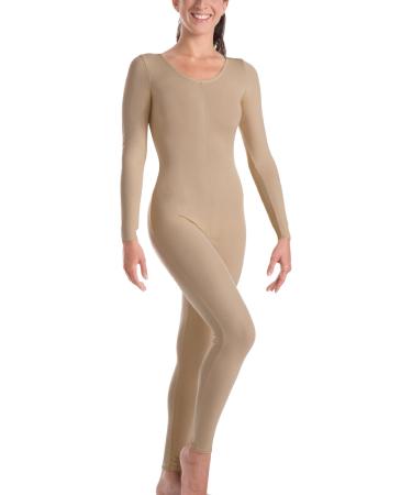 Adult Long Sleeve Unitard,217REDS,Red,Small