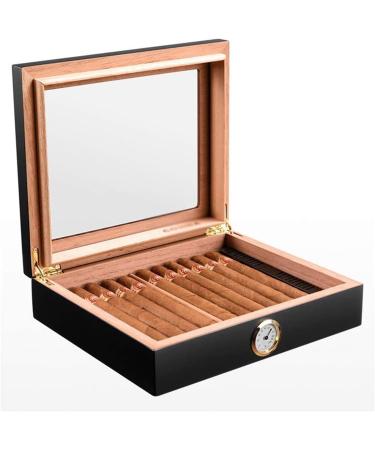 Cigar Boxs Cigar Case Cigar Box Humidors 35 Cigars Cooler Cecigar External Hygrometer Piano Portable Cigar Gift Box - Buy Online on GoSupps.com