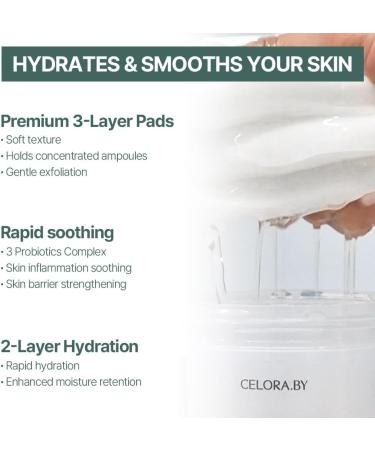 CELORABY Pore Double Care Pad - Korean Toner Pads with Exosomes Triple Hyaluronic Acid & Probiotics for Pore Care Hydration & Radiant Skin (70 Pads All Skin Types) - Buy Online on GoSupps.com