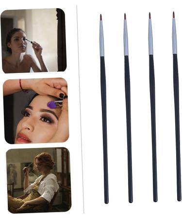 Beavorty Thin Eyeliner Brush 4pcs Fine Eyeliner Brush Eyeshadow Lip Makeup Brush Girls Eyeliner Applicator Lip Brush - Buy Online on GoSupps.com