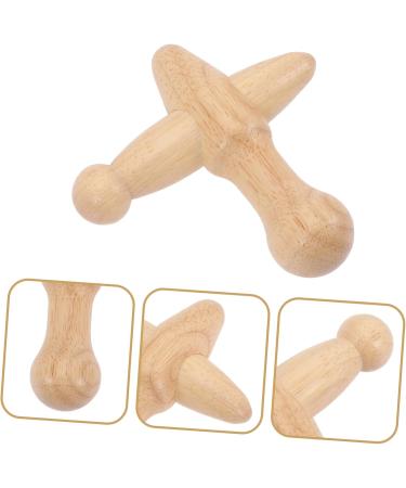 Biudeco Thai Wooden Foot Massage Device - Self-Massage Hook & Trigger Point Tool for Neck & Body Relief - Buy Online on GoSupps.com