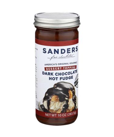 Sanders Dark Chocolate Hot Fudge Topping 20 oz - 2 Pack | Rich & Decadent Dessert Sauce - Buy Online on GoSupps.com