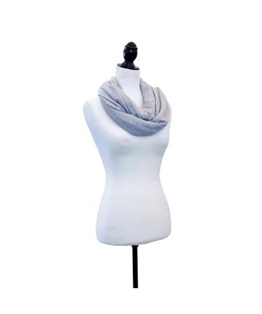 Chicco Boppy Infinity Nursing Scarf - 17 cm Grey | Stylish & Functional Nursing Cover | International Shipping - Buy Online on GoSupps.com
