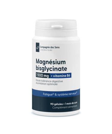 Magn sium bisglycinate 1500 mg & Vitamine B6 - Haute tol rance digestive - Assimilation optimale 1 unit (Lot de 1)