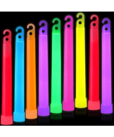 AIVANT Ultra Bright Large Glow Sticks - Long Last Lighting Over 12 Hours for Parties and Kids Playing, Emergency Light Sticks for Hurricane Supplies, Earthquake, Survival Kit and More 15PACK