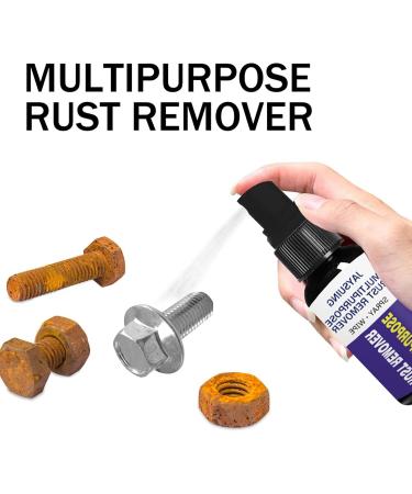 Rustout Instant Remover Spray 2Pcs 100ML Multi-Purpose Rust Remover Neutral Rust Removal Spray Rust Removal Agent for Bright Metal Strip - Buy Online on GoSupps.com