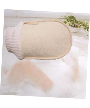 Natural Loofah Bath Sponge & Exfoliating Scrubber - Healeved Soft Bath Gloves for Gentle Cleaning - Buy Online on GoSupps.com