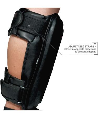 Revgear Defender Gel Heavy Hitter Shin Guards - Extra Comfort & Protection - Pre-Curved Design - Large Size - Buy Online on GoSupps.com