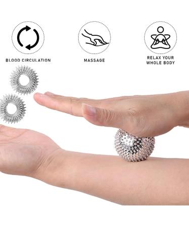 Buy Hedgehog Balls & Acupressure Rings - Stress Relief Set for Adults | International Shipping - Buy Online on GoSupps.com