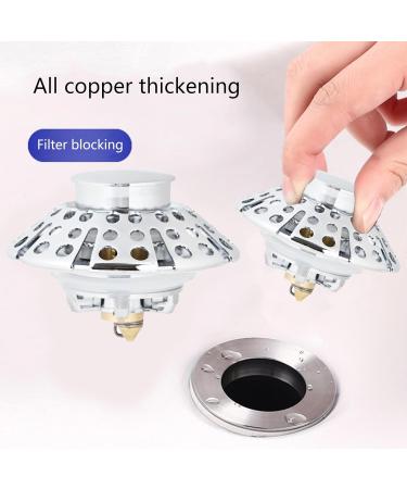 Versatile Sink Stopper Tub Drain Cover Convenient Bathroom Sink Drain Stopper Metal Perfect For Any Bathroom Tub Stopper - Buy Online on GoSupps.com