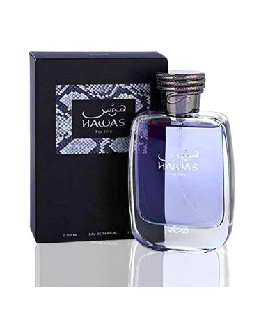 FREYUMI Hawas Cologne for Men 100ml - Fresh Aquatic Scent Long-Lasting Eau de Parfum Ideal for Spring and Summer Stylish Luxury Bottle Design