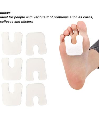 10 Pairs U Shaped Felt Callus Pads - Soft & Comfortable Pain Relief Cushions for Women & Men - Buy Online on GoSupps.com