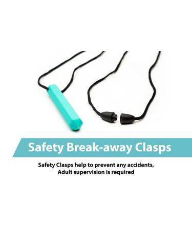 Tilcare Chew Chew Pencil Sensory Necklace Set - Silicone Chewy Toys for Autism - TurquoisePinkPurple - Buy Online on GoSupps.com