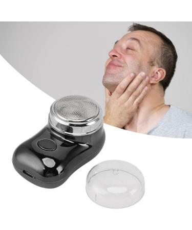 Mini Beard Clippers Electric Beard Trimmer Type C Rechargeable One Button Operation with 400mAh Battery for Travel (Black) - Buy Online on GoSupps.com