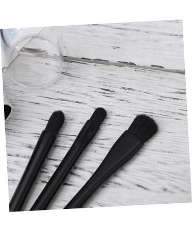Mikinona 4-in-1 Retractable Double Ended Makeup Brush Set - Portable Black Makeup Brush for Travel & Easy Application - Buy Online on GoSupps.com