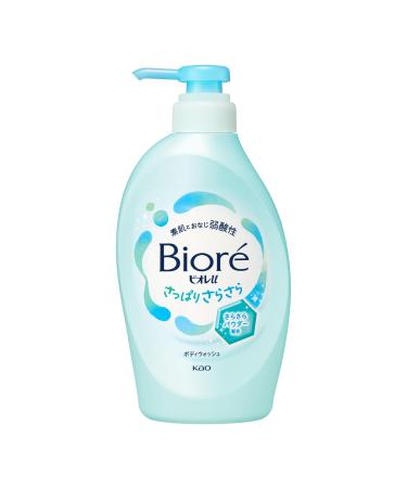 Kao Biore U Body Wash Refresh Pomp 450 ml Mild Acidic Formula voor Oily & Baby Skin Fresh & Smooth Body Cleanser Made in Japan