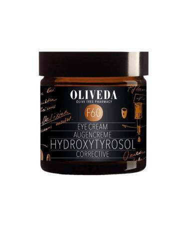 Oliveda F60 - eye cream hydroxytyTyrosol corrective |Anti-aging with hyaluron paracress & vitamin E |Against eye wrinkles dark circles & swelling - 30 ml - vegan