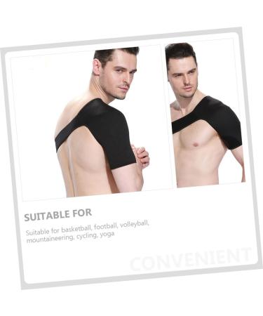 FRCOLOR Adjustable Left Shoulder Immobilizer Brace - Support & Protection for Fitness & Basketball - Durable Nylon Cuff Protector (66X24X1CM Black - Buy Online on GoSupps.com