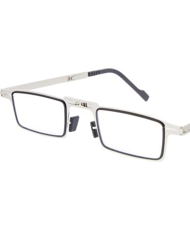 Didinsky Fold-Up Reading Glasses for Men & Women - Presbyopia Glasses with Blue Light Protection 5 Graduations Metal Frames - Graphite 2.0 - Buy Online on GoSupps.com