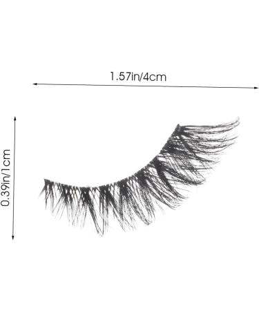 minkissy 5 Pairs False Lashes Fake Eyelashes Lash Strip Eye Lash Extension Bulk Eyelashes Bulk Lashes Eyelashes Natural Look False Eyelashes Transparent Stem Artificial Fiber Cosmetics - Buy Online on GoSupps.com