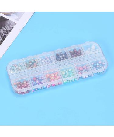 NIEI 3D Shape New Nail Clear Nail Pearl Diy Nail Art Rivet Rhinestone Manicure Tools 1# Mixed Pearl - Buy Online on GoSupps.com