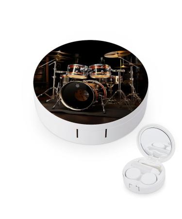 Contact Lens Case Drum Set Portable Travel Contact Lens Box Contact Lens Storage Box
