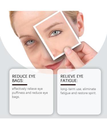  Hengxuan Anti Aging Coffee Eye Serum Dark Circles Treatment Anti Puffiness Eye Cream for Men Women Under Eye Brightening with Green Tea Extract (2) - Buy Online on GoSupps.com