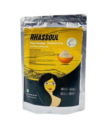 SVATV Rhassoul Clay powder | Ghassoul Clay | Face and Hair | Very Fine Textured Powder | Deep Cleansing Even Skin tone | Younger looking skin Exfoliater | clay mask for hair - 227g 8oz Half Pound