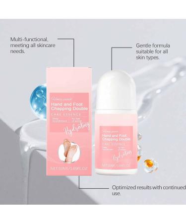 Hjatirace Foot Care Roller Natural Plant Ingredient 50 ml Natural Foot Moisturizer Lotion for Cracked Heels Fast Absorption for Men Women Elbows Knees Toenails - Buy Online on GoSupps.com