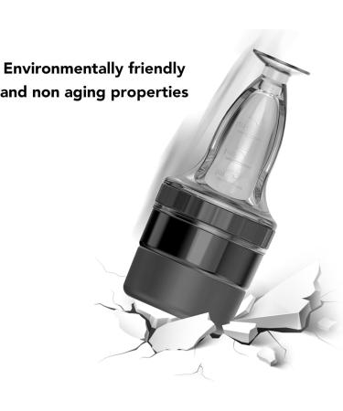 Scalp Applicator Comb Accurate Dosing 3ml Ball Root Comb Applicator Transparent Leakproof for Hair Care (Transparent Black) - Buy Online on GoSupps.com