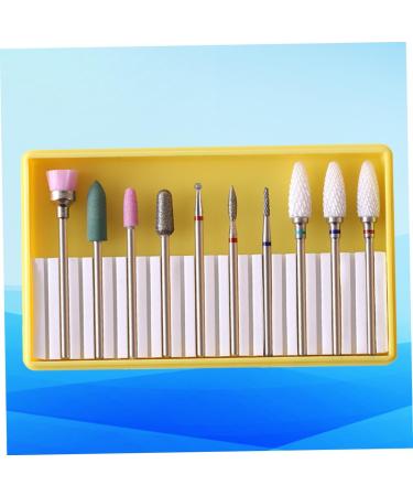 Ipetboom 1 Set Kit De Ceramic Shave Bowl Electrical Tools Water Dipper Manicure Pedicure Bit Pedicure Kit Manicure Sand Tool Manicure Kit Silicone Scar Gel Nail Grinding Head - Buy Online on GoSupps.com