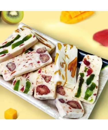 Mango milk cake fruit milk cake dried strawberry Cookies pastry Dim sum Confectionery Sweets mixed flavor fruit milk cake Sweet Gifts delicious snack gifts (Mix flavors 30 packs) Mix flavors 30 packs