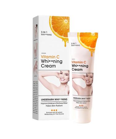 Q.Z.Art Vitamin C Face & Body Cream Crema Aclarante para Axilas Zonas ntimas y Manchas Corporales - 50g 1.76 Ounce (Pack of 1)