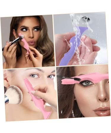 Beavorty 6 Pcs Silicone Beauty Ruler Silicone Molds Mascara Guard Multi-function Eyeliner Stencil Make up 1 count (Pack of 1) Assorted Colorx3pcs - Buy Online on GoSupps.com