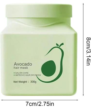 Traitements intensifs en avocat Masque capillaire conditionnement en profondeur Masque capillaire l'huile d'avocat masque d'humidit des poils r paration de poils endommag s masque (2pcs) - Buy Online on GoSupps.com